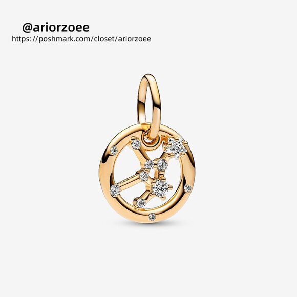 Pandora Virgo Zodiac Dangle Charm - Picture 1 of 5